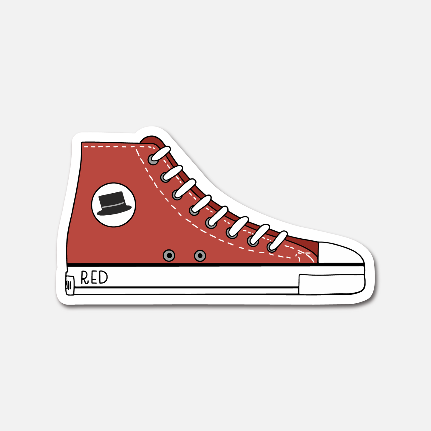 Taylor Swift Red Album Shoe Sticker | Red Era Sticker