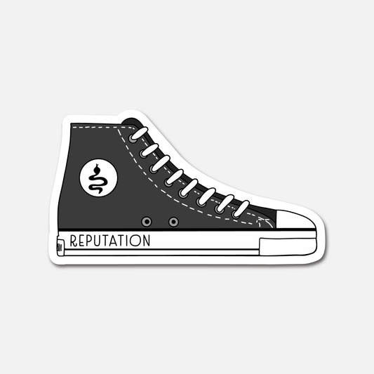 Taylor Swift Reputation Album Shoe Sticker | Reputation Era Sticker