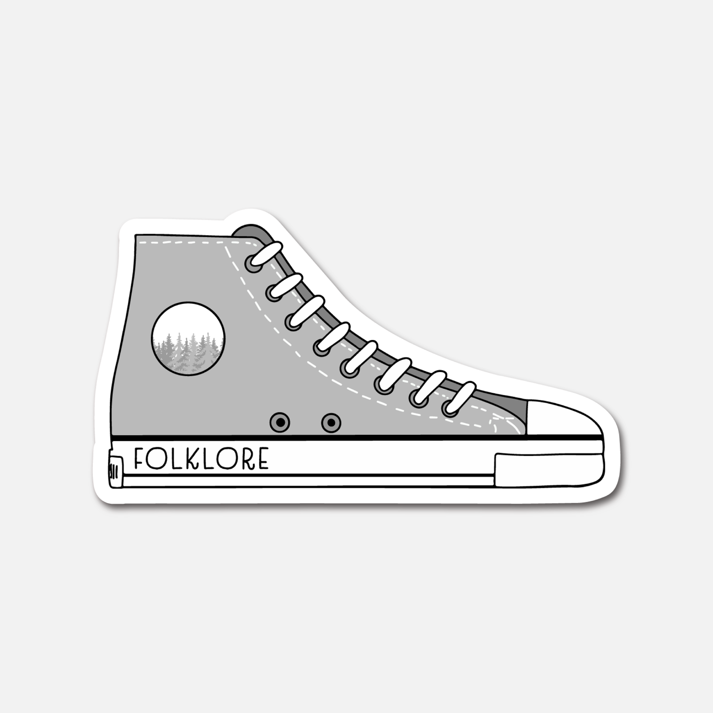 Taylor Swift Folklore Album Shoe Sticker | Folklore Era Merchandise