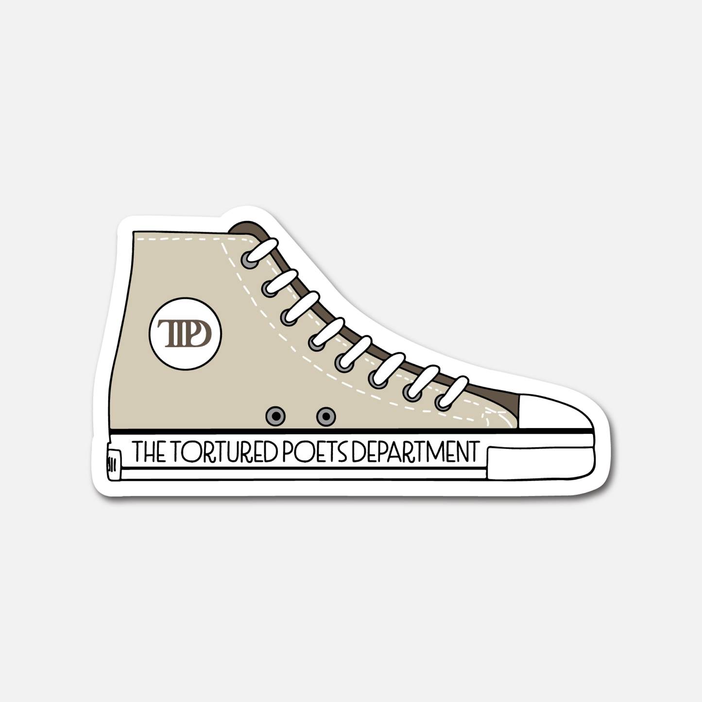 Taylor Swift TTPD Shoe Sticker | Tortured Poets Department Sticker