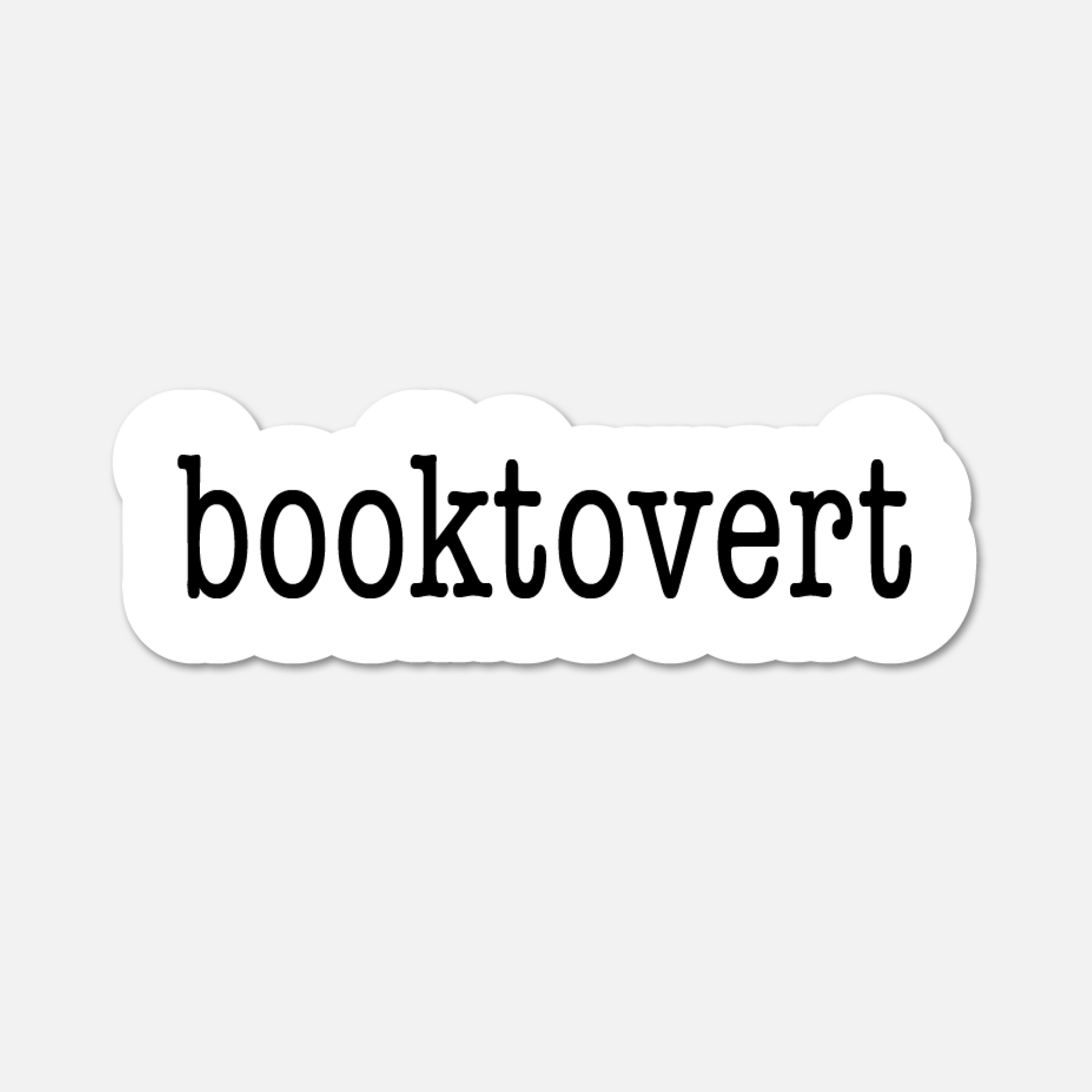 Booktovert - Bookish Sticker