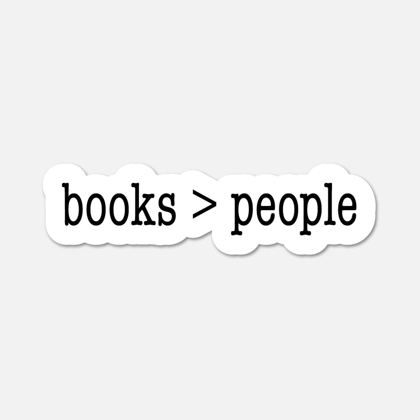 Books > People - Bookish Sticker