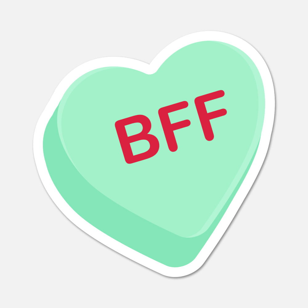 BFF Candy Heart Sticker