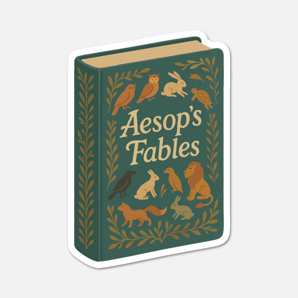 Aesop's Fables by Aesop - Book Sticker - Footnotes Paper