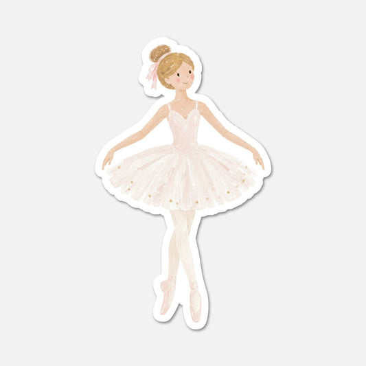 Ballerina - Cottagecore Sticker - Footnotes Paper