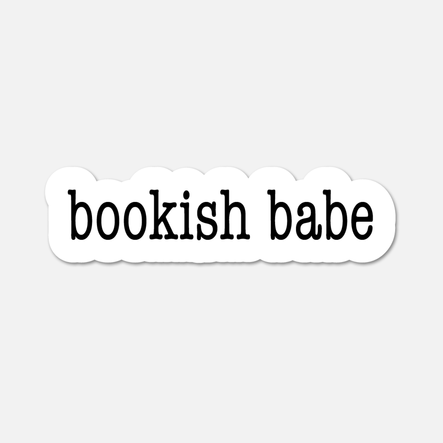 Bookish Babe - Bookish Sticker - Footnotes Paper