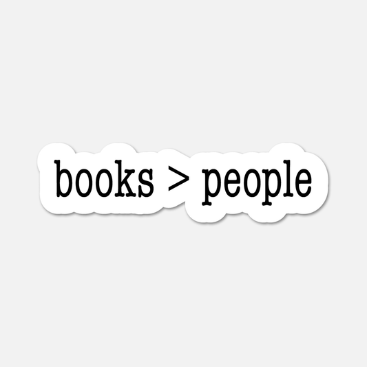 Books > People - Bookish Sticker - Footnotes Paper