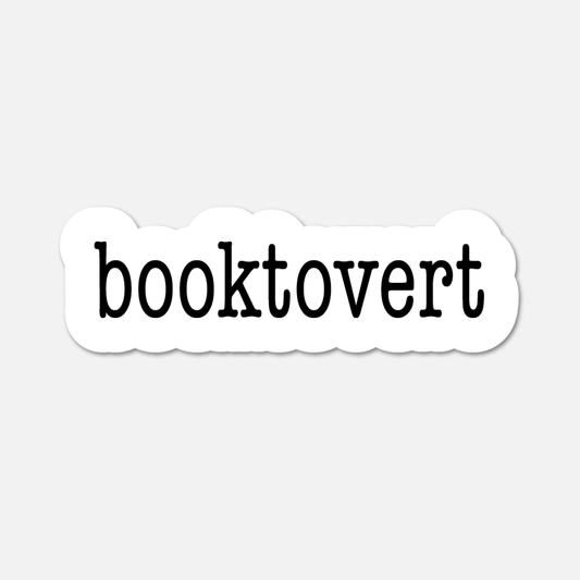 Booktovert - Bookish Sticker - Footnotes Paper