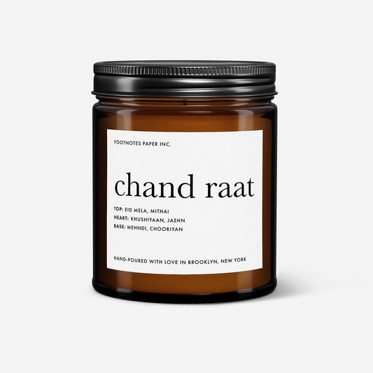 Chand Raat Candle | Sweet Festive Candle - Footnotes Paper