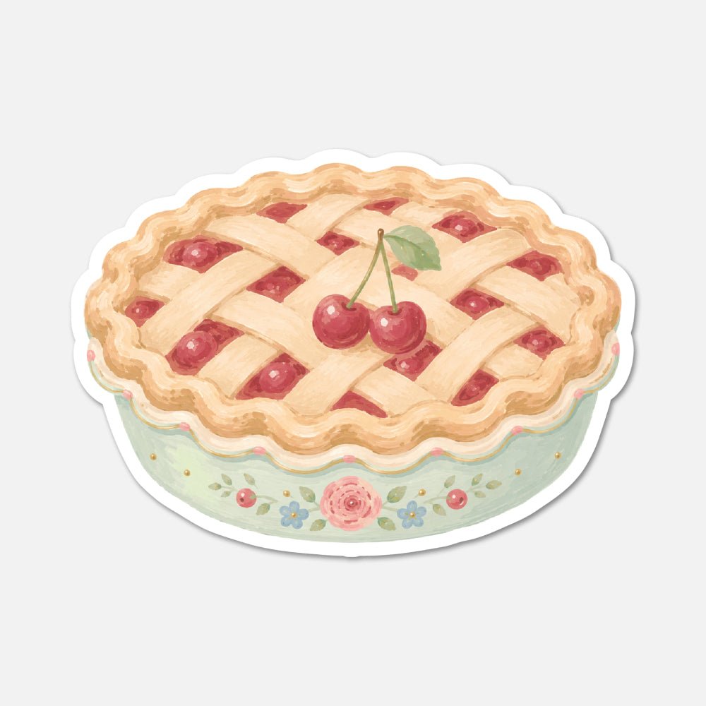 Cherry Pie - Food Sticker - Footnotes Paper