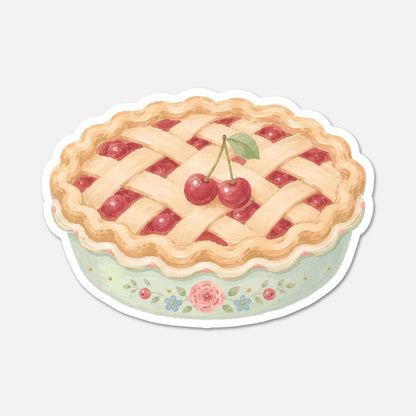 Cherry Pie - Food Sticker - Footnotes Paper