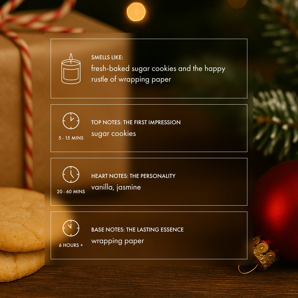 Christmas Morning Candle - Sweet Vanilla - Footnotes Paper