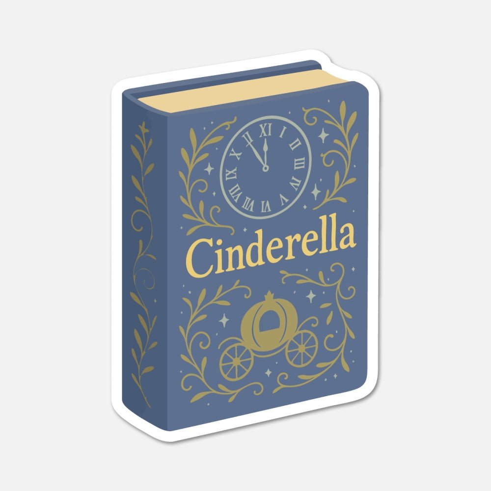 Cinderella book sticker Ð fairytale magic decal – Footnotes Paper