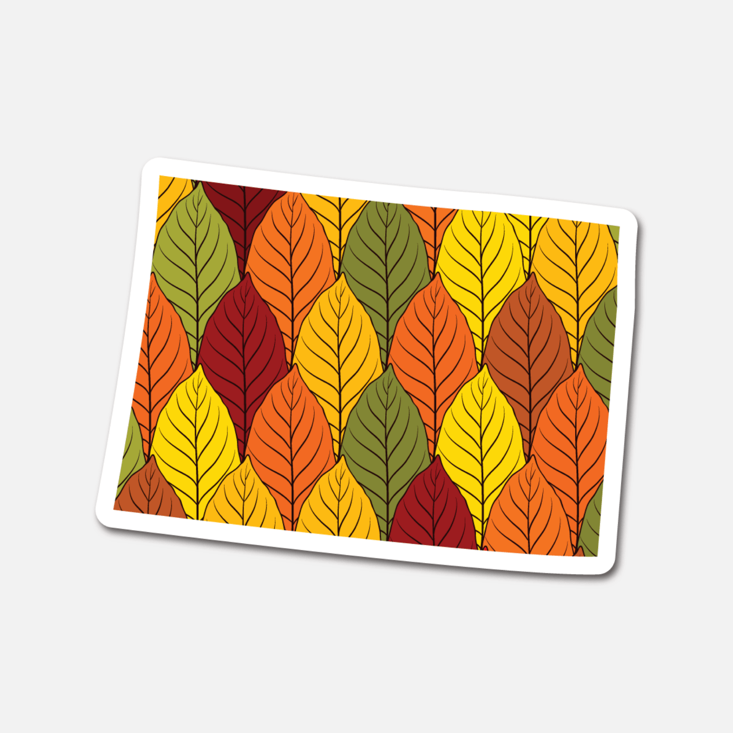 Colorado Autumn Leaves – State Sticker - Footnotes Paper