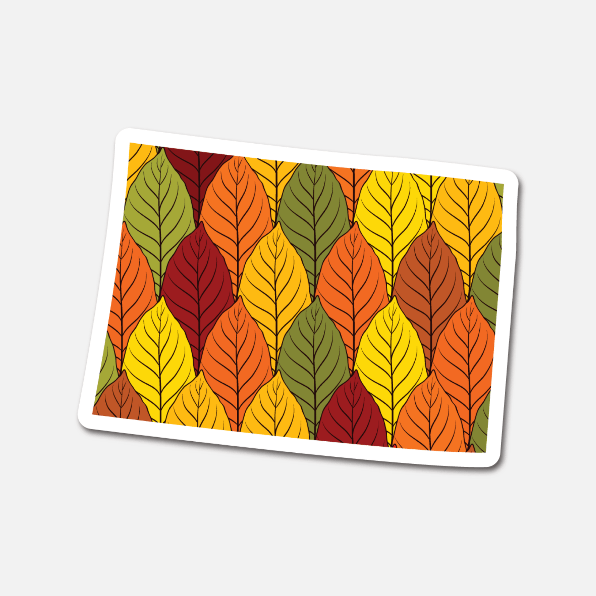 Colorado Autumn Leaves – State Sticker - Footnotes Paper