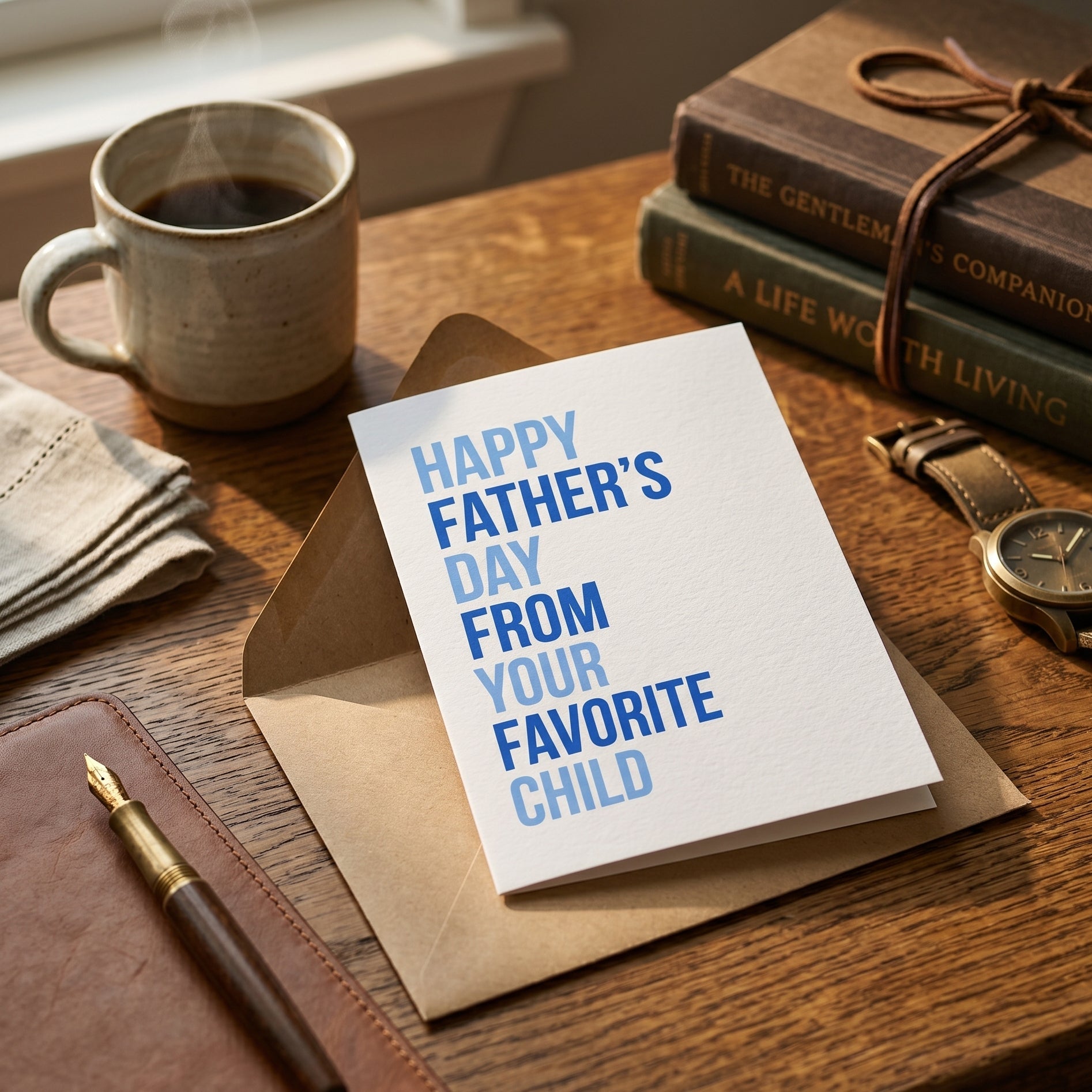 Dad, You The Real MVP - Father's Day Greeting Card - Footnotes Paper