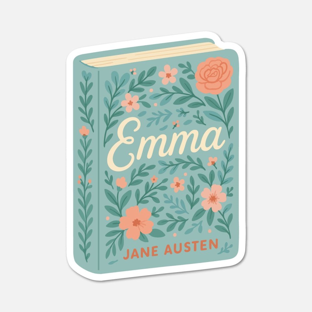 Emma book sticker – classic bookish sticker for readers – Footnotes Paper
