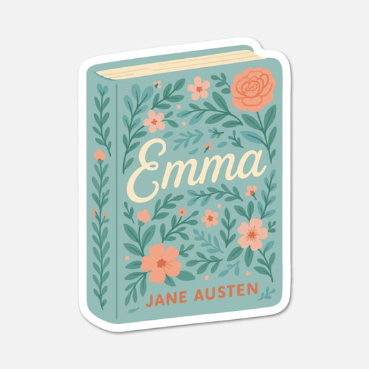 Emma - Book Sticker - Footnotes Paper