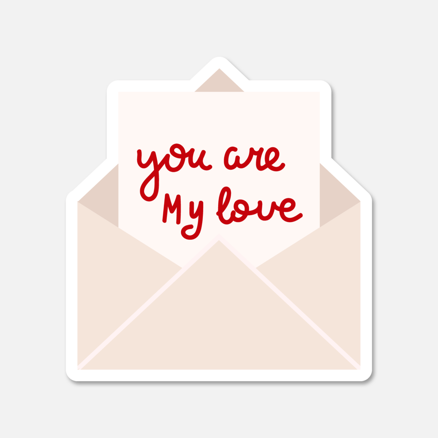 Envelope with Love Letter - Footnotes Paper