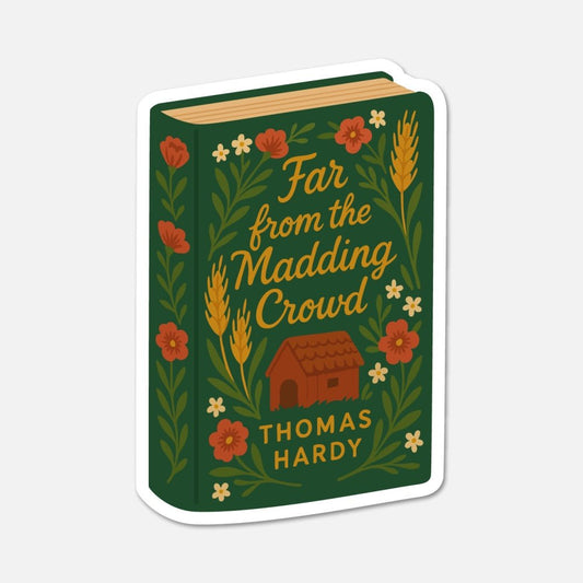 Far from the Madding Crowd by Thomas Hardy - Book Sticker - Footnotes Paper