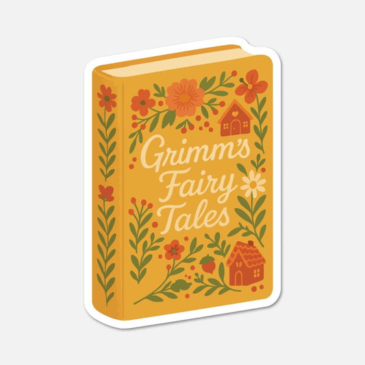 Grimm's Fairy Tales by Jacob and Wilhelm Grimm - Book Sticker - Footnotes Paper
