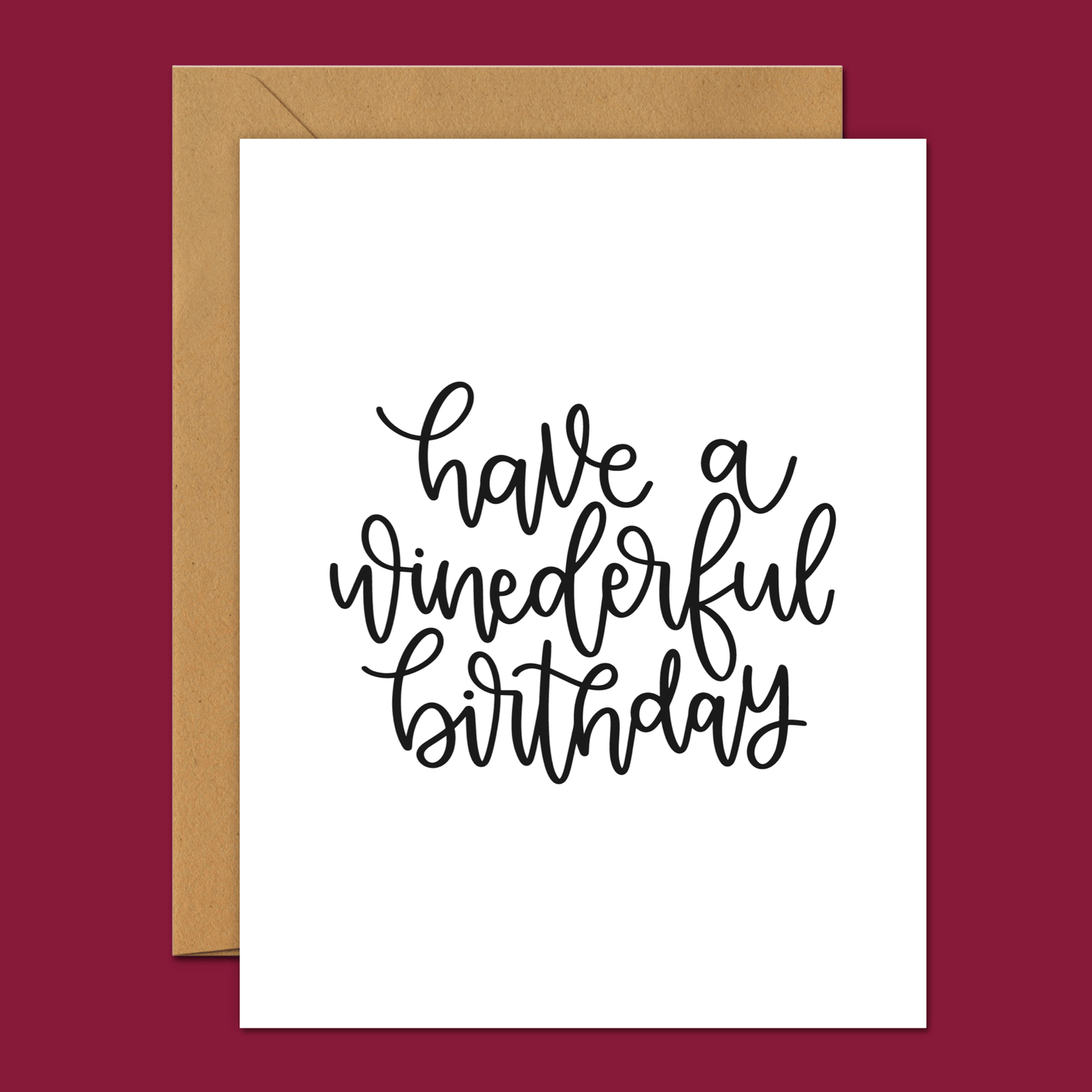 Have A Winederful Birthday - Footnotes Paper