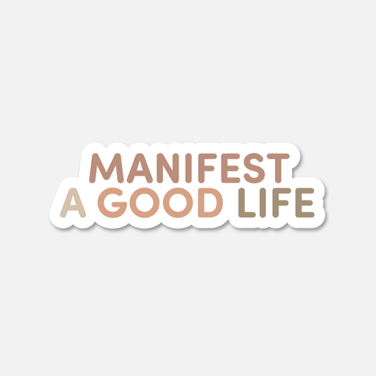Manifest A Good Life Beige Neutral - Footnotes Paper