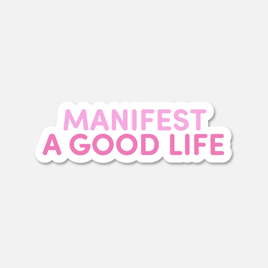 Manifest A Good Life Blush Pink - Footnotes Paper