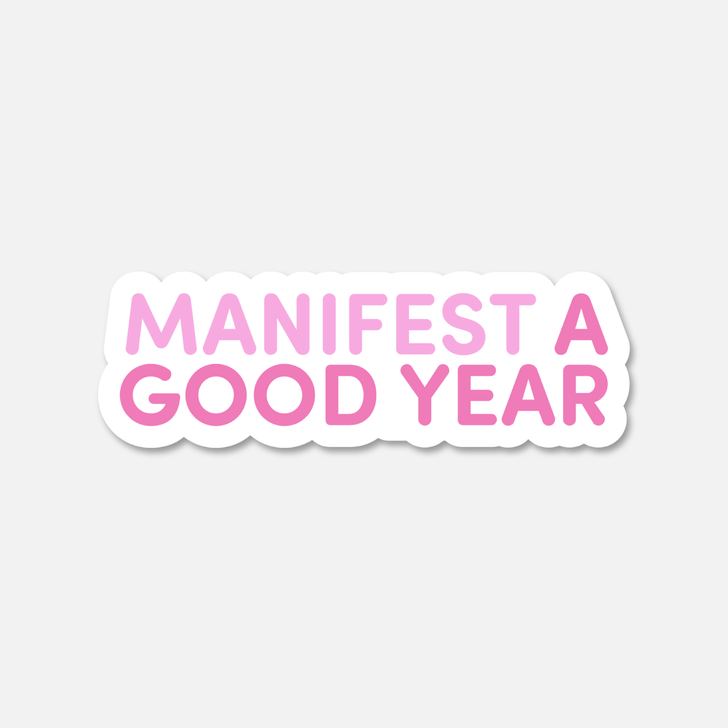 Manifest A Good Year Blush Pink - Footnotes Paper