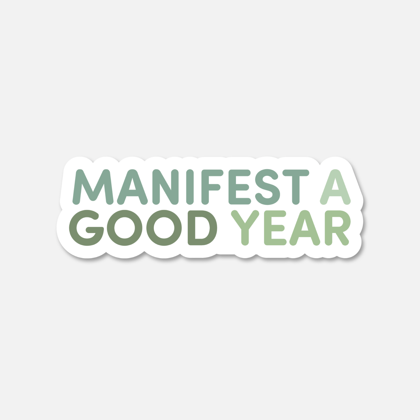 Manifest A Good Year Sage Green - Footnotes Paper