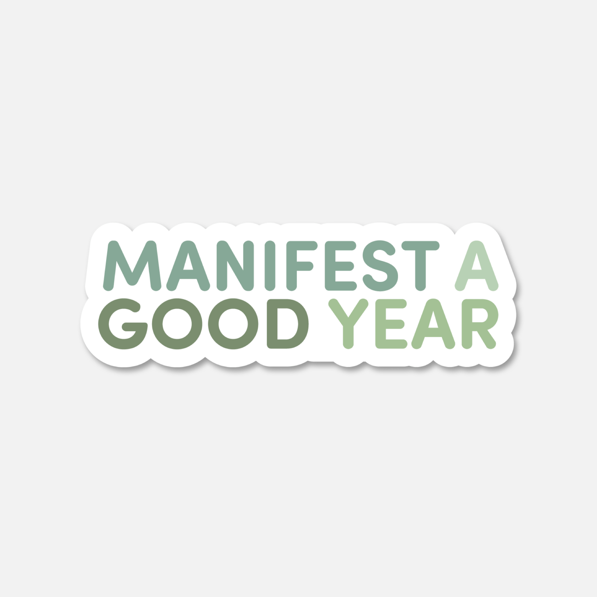Manifest A Good Year Sage Green - Footnotes Paper