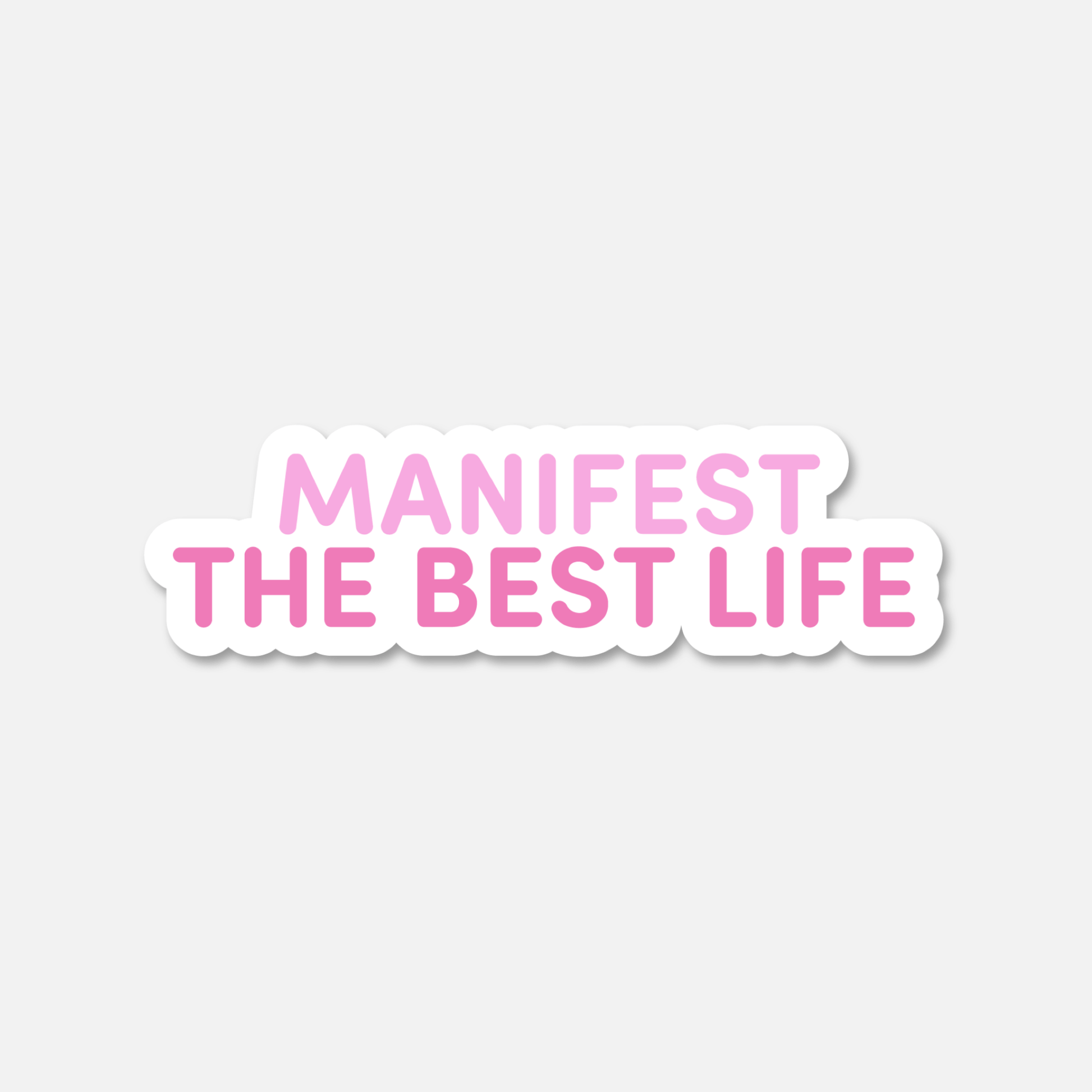 Manifest The Best Life Blush Pink - Footnotes Paper