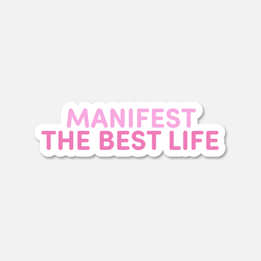 Manifest The Best Life Blush Pink - Footnotes Paper