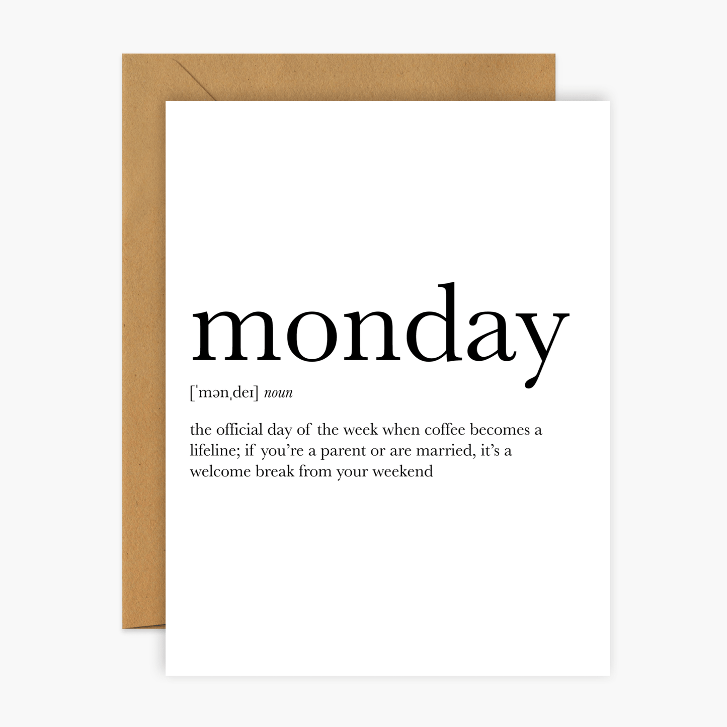 Monday Definition - Footnotes Paper