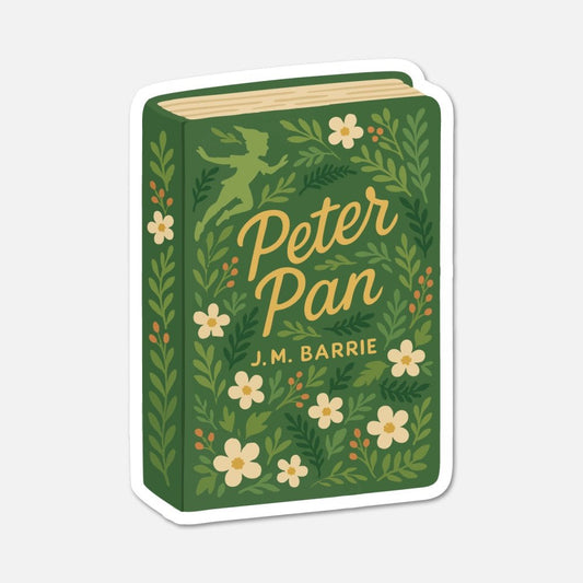 Peter Pan by J. M. Barrie - Book Sticker - Footnotes Paper