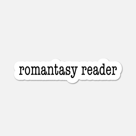 Romantasy Reader - Bookish Sticker - Footnotes Paper