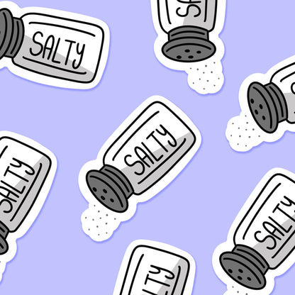 Salty 3.25 x 2 in - Everyday Sticker - Footnotes Paper