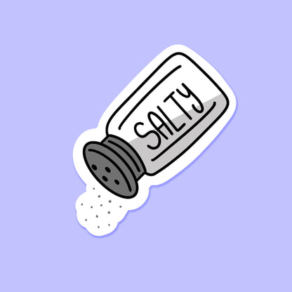Salty 3.25 x 2 in - Everyday Sticker - Footnotes Paper