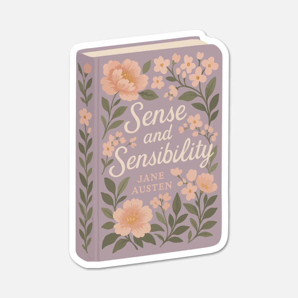 Sense And Sensibility by Jane Austen - Book Sticker - Footnotes Paper