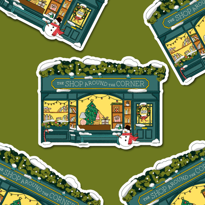 Shop Around The Corner - Winter Season - Christmas Sticker - Footnotes Paper