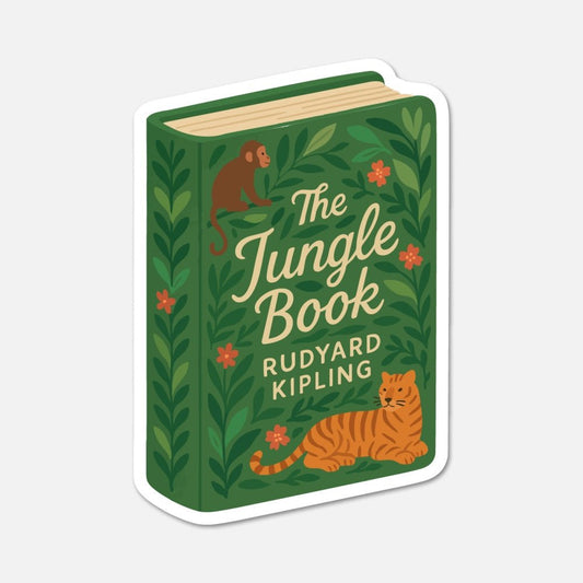 The Jungle Book by Rudyard Kipling - Book Sticker - Footnotes Paper
