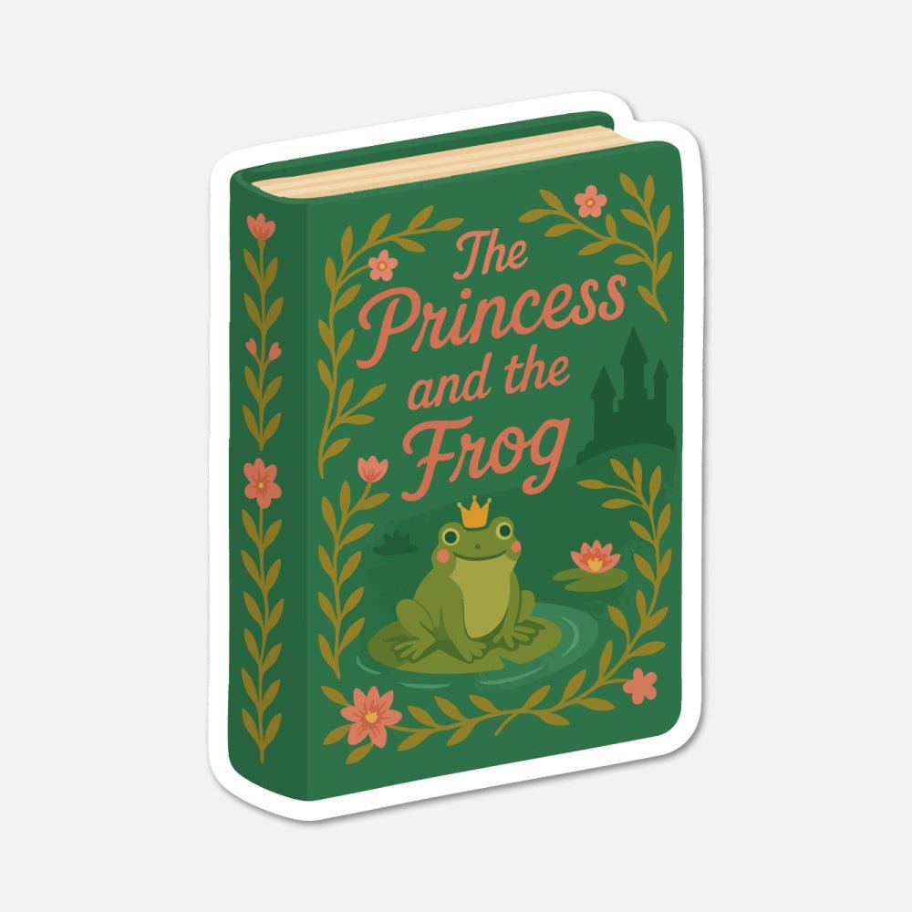 The Princess And The Frog by Brothers Grimm - Book Sticker - Footnotes Paper