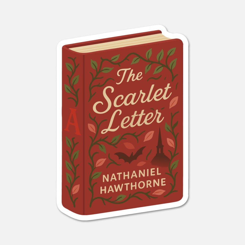 The Scarlet Letter by Nathaniel Hawthorne - Book Sticker - Footnotes Paper