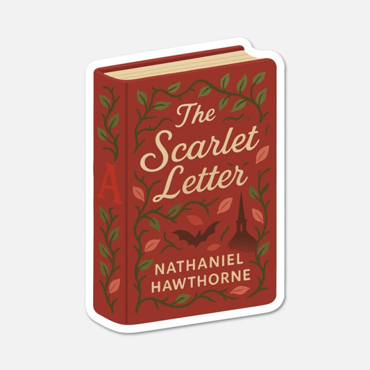 The Scarlet Letter by Nathaniel Hawthorne - Book Sticker - Footnotes Paper