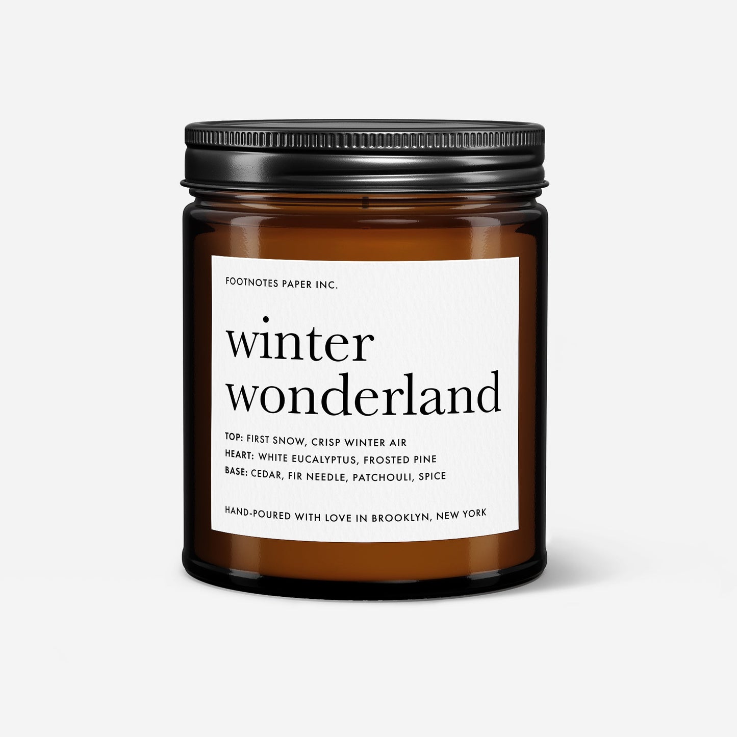 Winter Wonderland Candle - Footnotes Paper