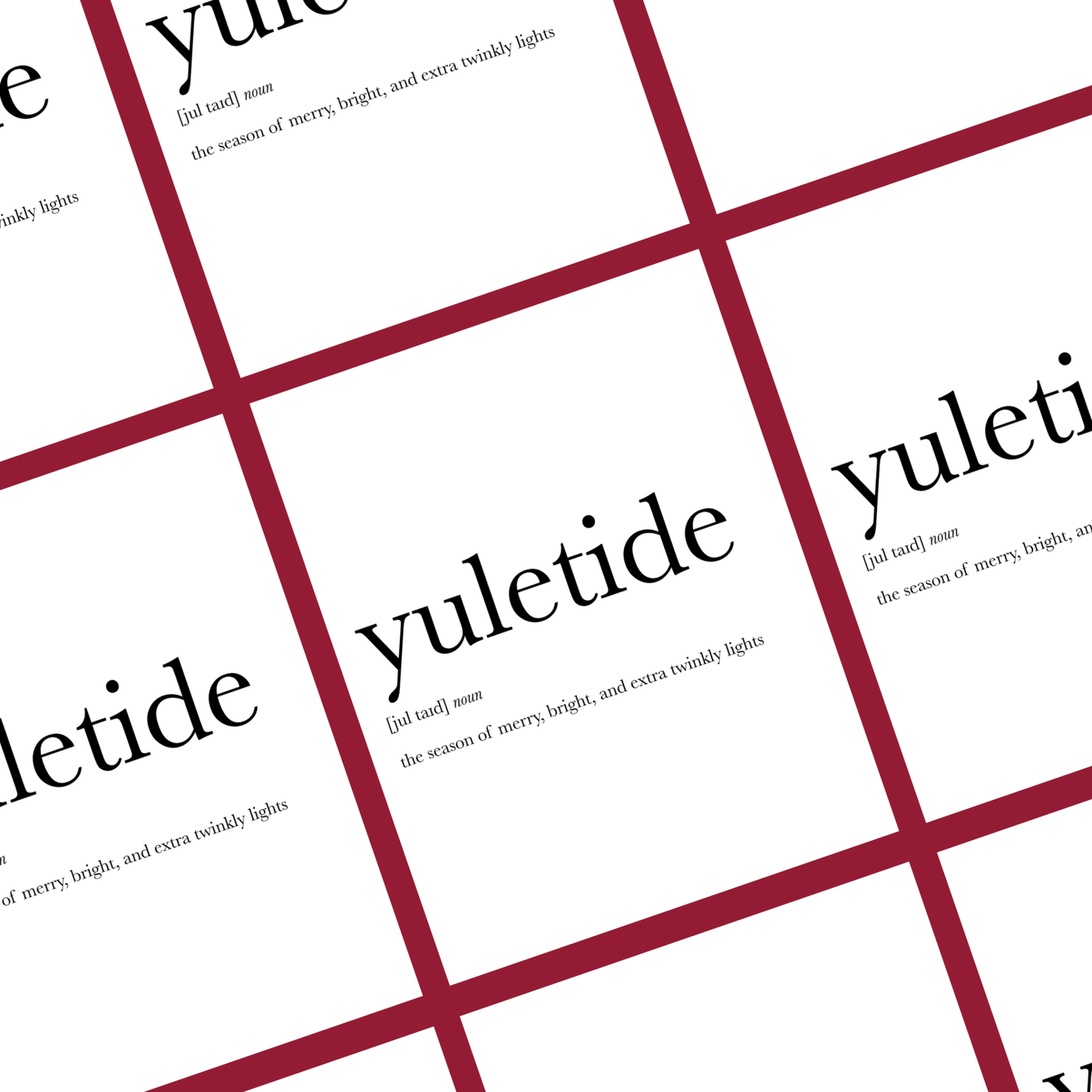 Yuletide Definition - Footnotes Paper