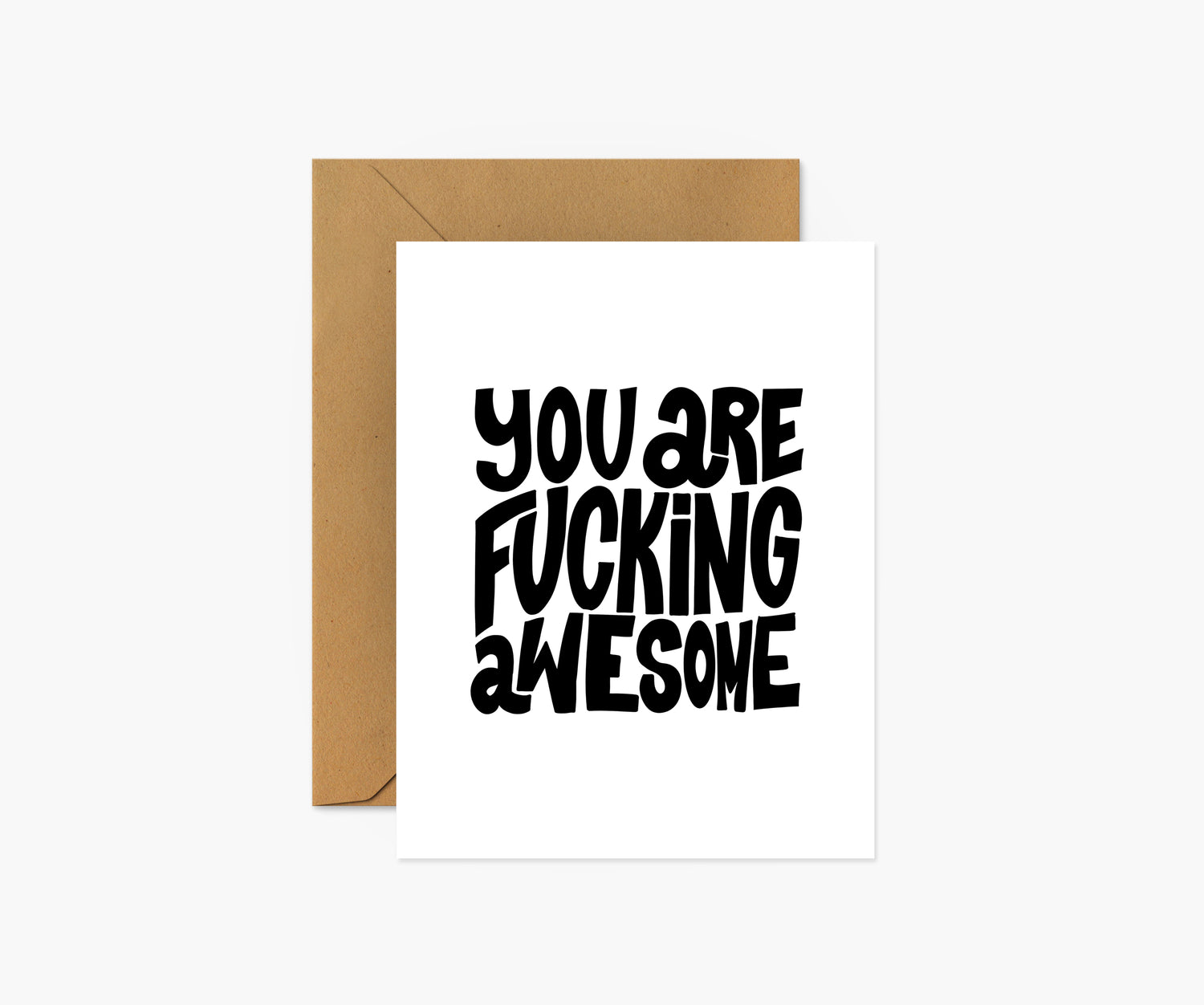 You Are Fucking Awesome Birthday Card | Footnotes Paper