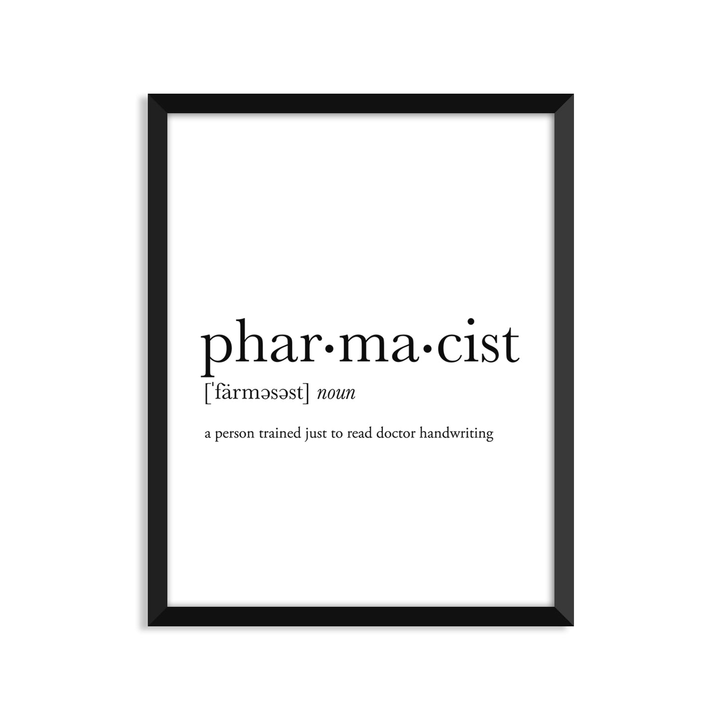 Pharmacist Definition Everyday Card
