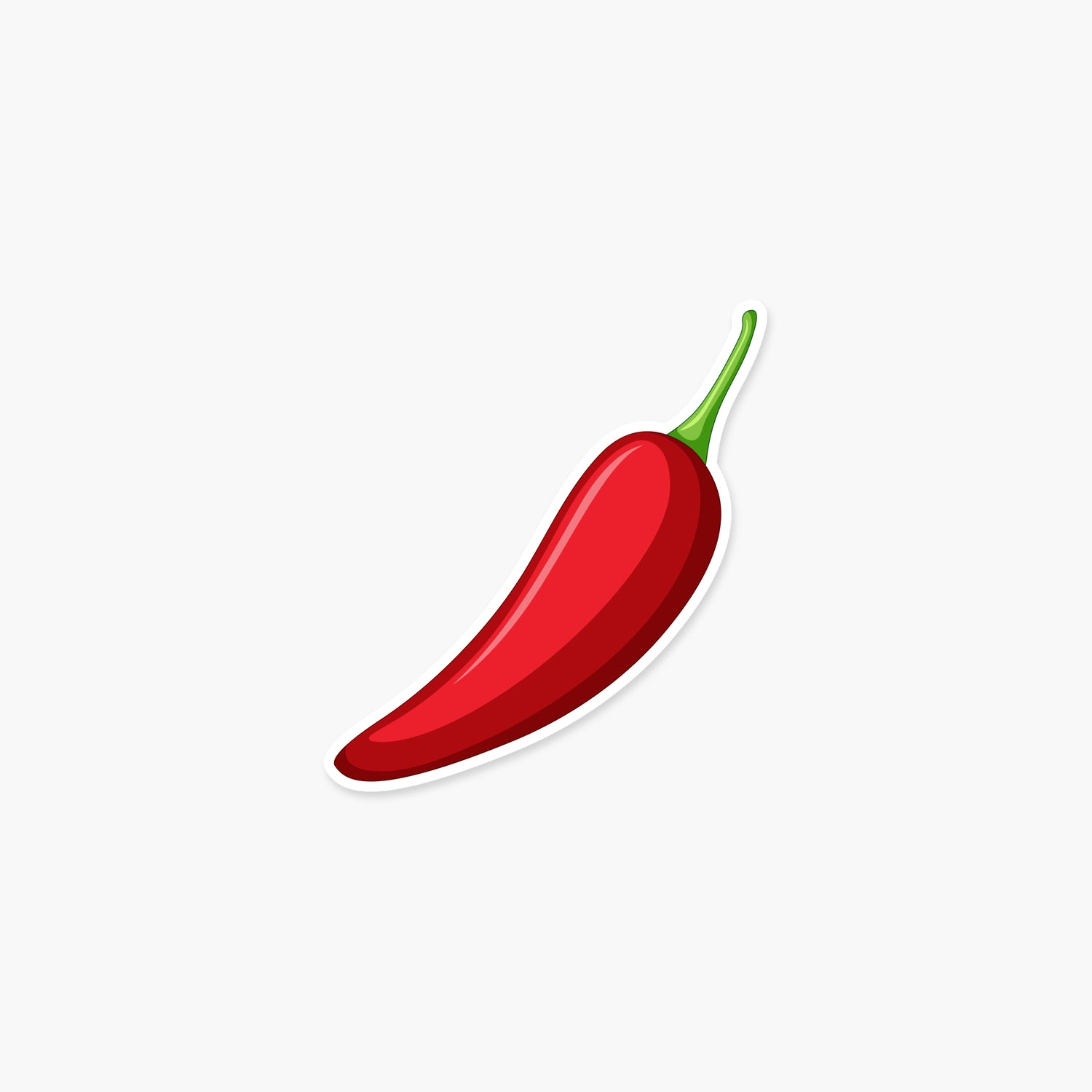 Red Chilli Pepper - Food Sticker | Footnotes Paper