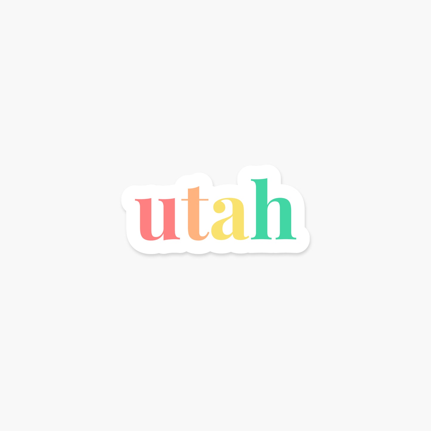 Utah US State - Everyday Sticker | Footnotes Paper